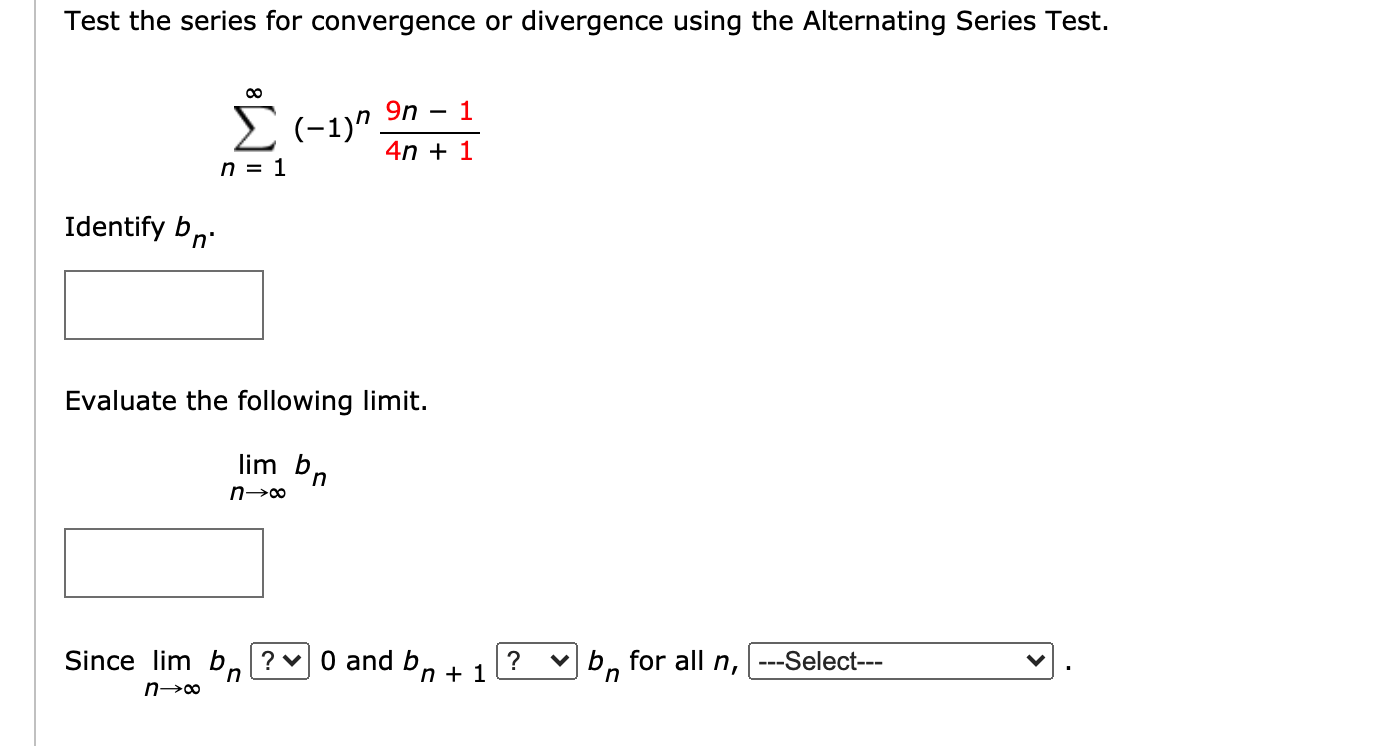 Solved Test the series for convergence or divergence using | Chegg.com