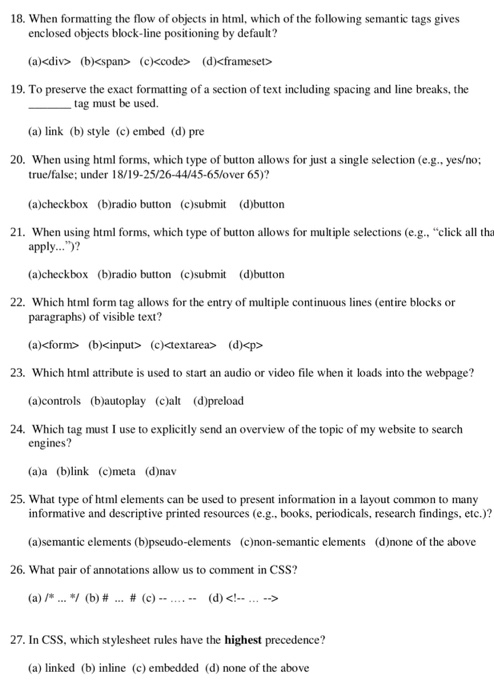 Solved no code is required. just answer all the multiple | Chegg.com