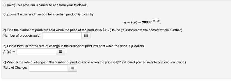 Solved Suppose the demand function for a certain product is | Chegg.com