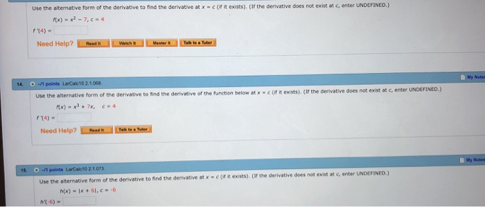 solved-use-the-alternative-form-of-the-derivative-to-find-chegg