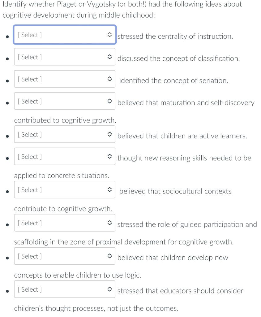 Classification cognitive outlet development