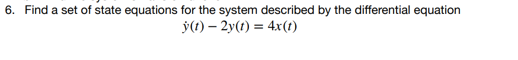 Solved Find a set of state equations for the system | Chegg.com
