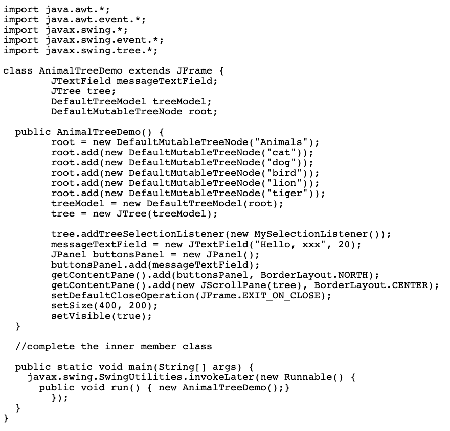 Solved Consider the following Java program: class | Chegg.com