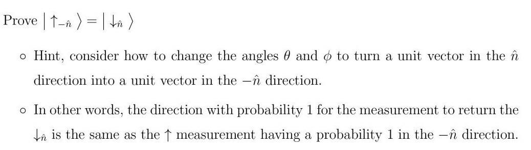 Prove T Ne Tr O Hint Consider How To Change Chegg Com
