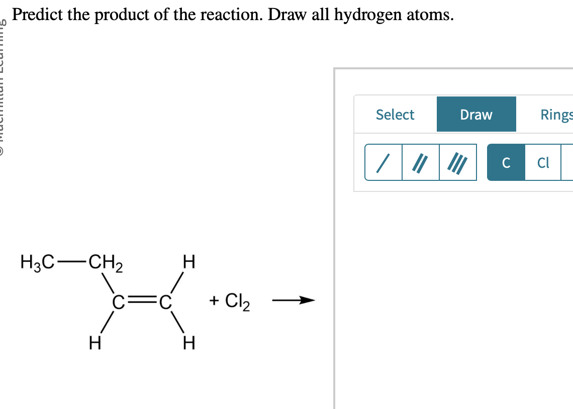 Solved Predict the product of the reaction. Draw all