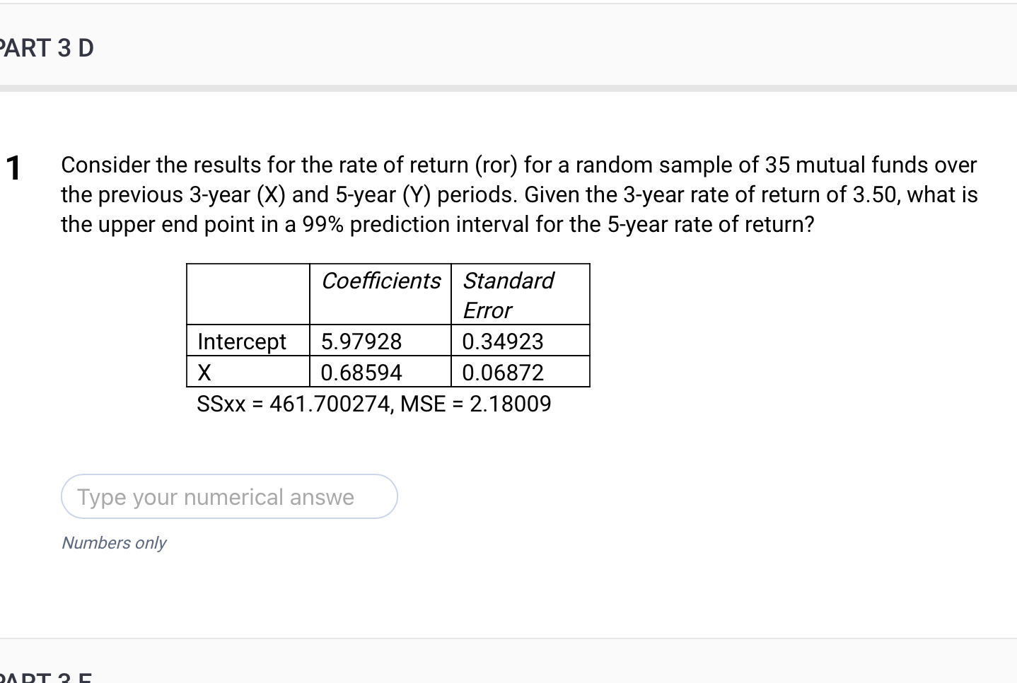 Solved PART 3 D 1 Consider The Results For The Rate Of | Chegg.com