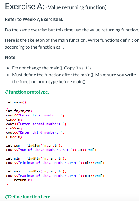 Solved Hello I have this assignment for my c++ class. I Am | Chegg.com