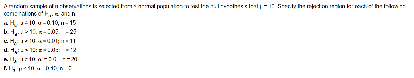 Solved A random sample of n observations is selected from a | Chegg.com