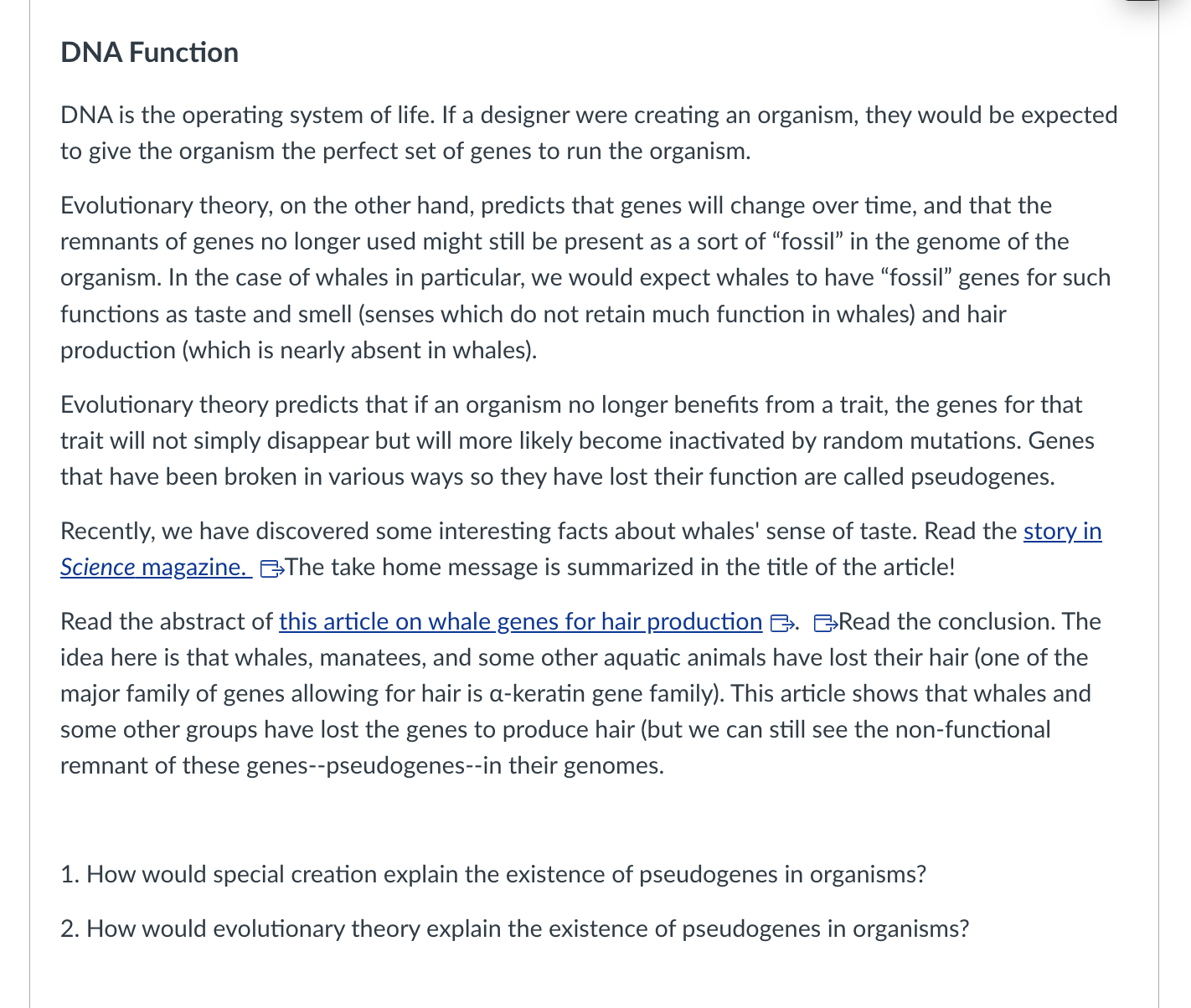 Solved DNA Function DNA is the operating system of life. If | Chegg.com