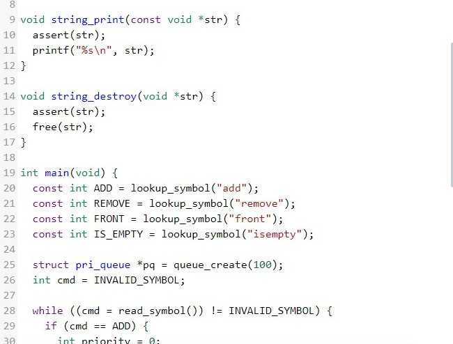 the The "standard" queue implements simple FIFO | Chegg.com