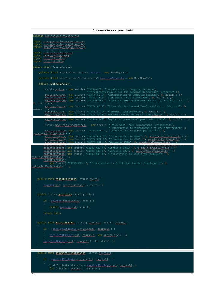 Please solve this Java problem by Implementing the | Chegg.com