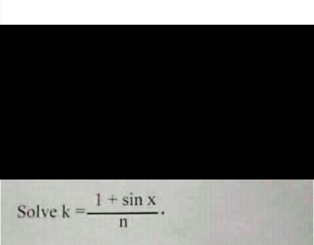 K 1 sinx n answer: Giải Pháp Và Ứng Dụng Thực Tế