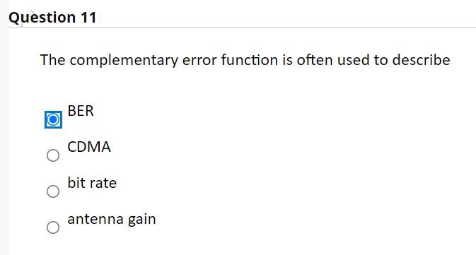 Solved Question 11 The Complementary Error Function Is Often | Chegg.com