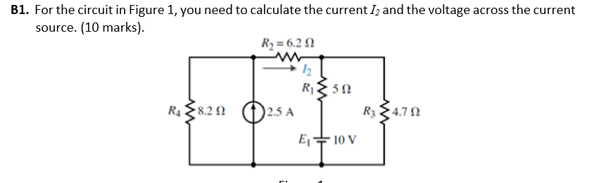 Solved For the circuit in Figure 1, you need to calculate | Chegg.com