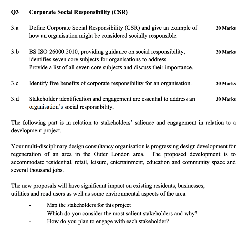 corporate social responsibility thesis questionnaires