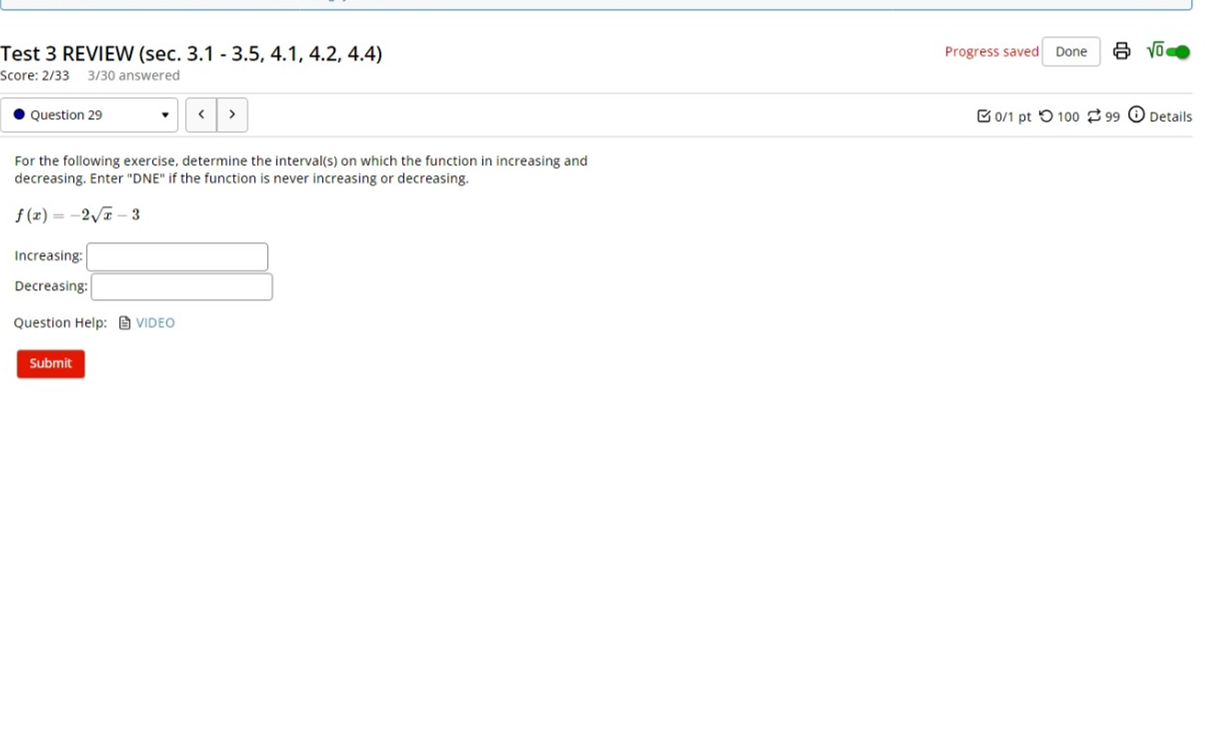 Solved For the following exercise, determine the interval(s) | Chegg.com