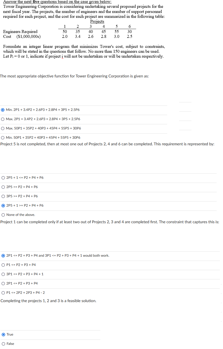 Solved Answer the next five questions based on the case | Chegg.com