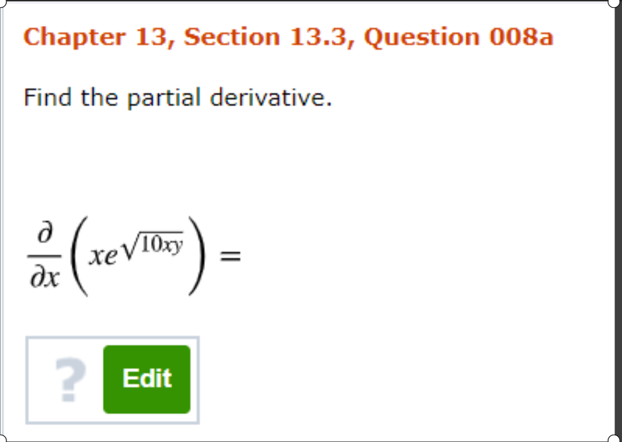 Solved Chapter 13, Section 13.4, Question 001 Suppose That A | Chegg.com