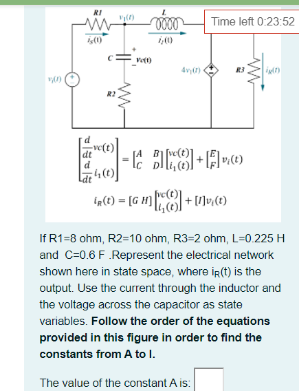 Solved L Ri Vo M Is Time Left 0 23 52 0000 1 0 Volt 4v Chegg Com