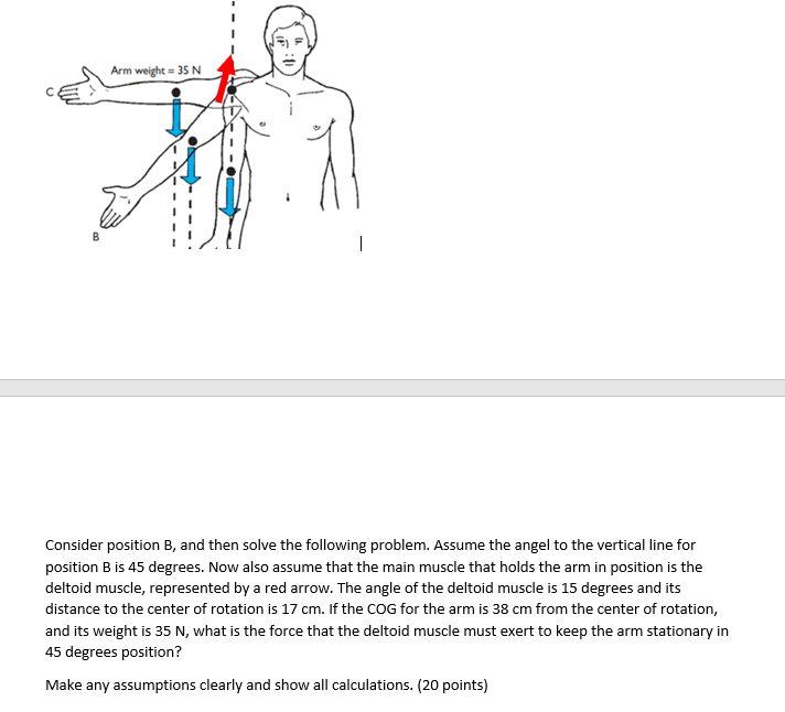 Solved Consider Position B, And Then Solve The Following | Chegg.com