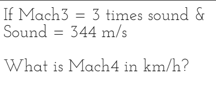 1 3 mach in km h