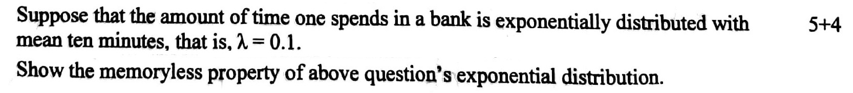 Solved 5+4 Suppose that the amount of time one spends in a | Chegg.com
