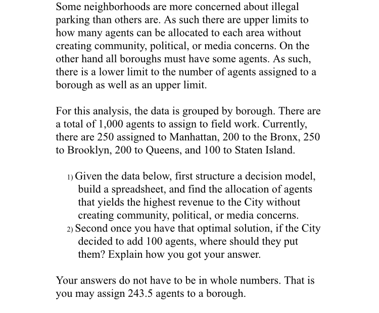 Questions and Answers about Parking
