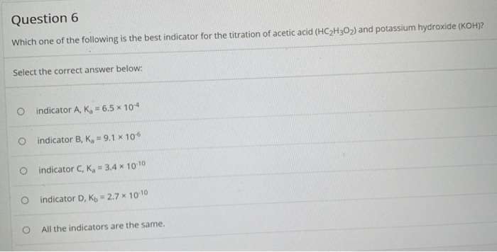 Solved Question 2 A buffer solution with pH 5.0 is required, | Chegg.com