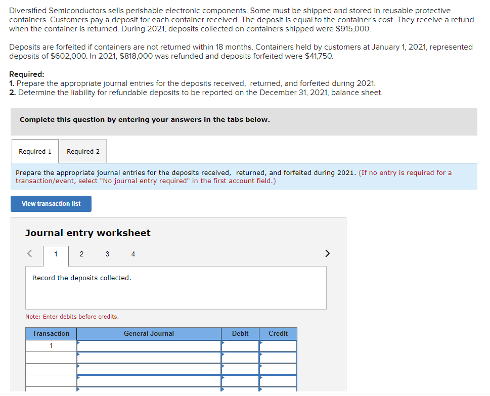 Solved Diversified Semiconductors sells perishable
