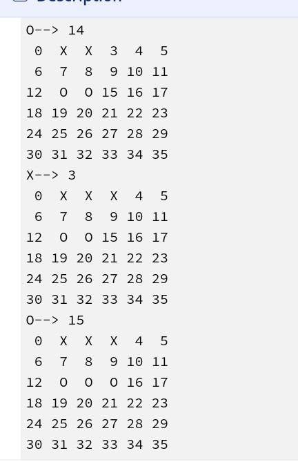 Solved Implement the Tic-tac-toe game for variable board | Chegg.com