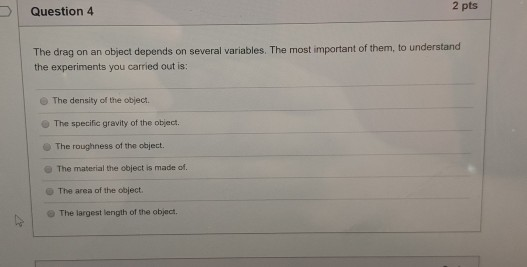 Solved Question 1 2 pts In the classic experiment that you | Chegg.com