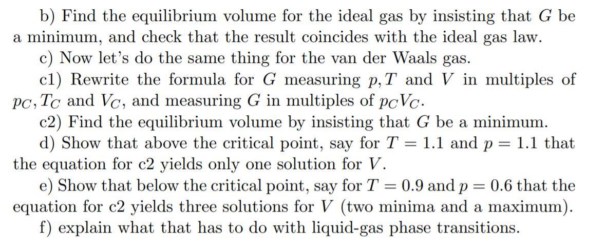 Solved Problem 3 We Learned That The Gibbs Free Energy F Chegg Com