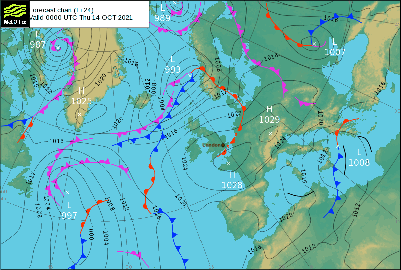 weather map europe