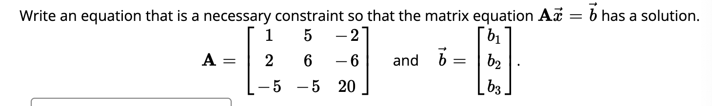 Solved Write an equation that is a necessary constraint so | Chegg.com
