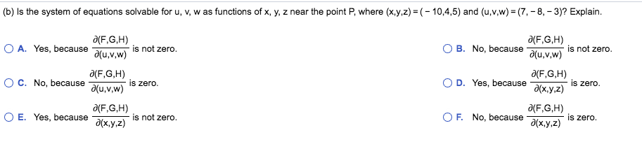 Solved Given The System Of Equations Below Complete Part Chegg Com