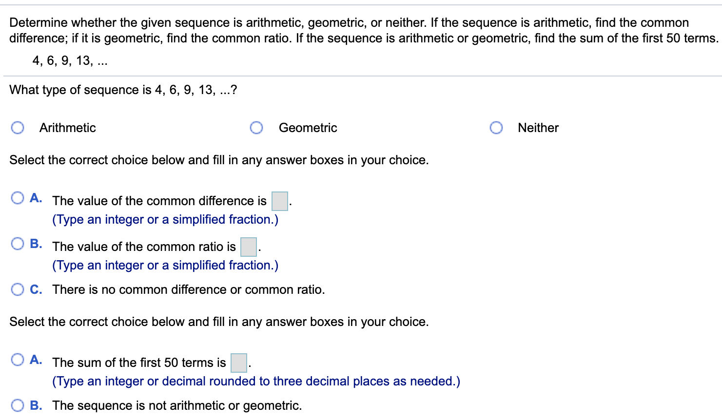 Solved Determine Whether The Given Sequence Is Arithmetic, | Chegg.com