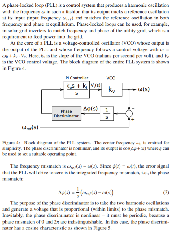A phase-locked loop (PLL) is a control system that | Chegg.com