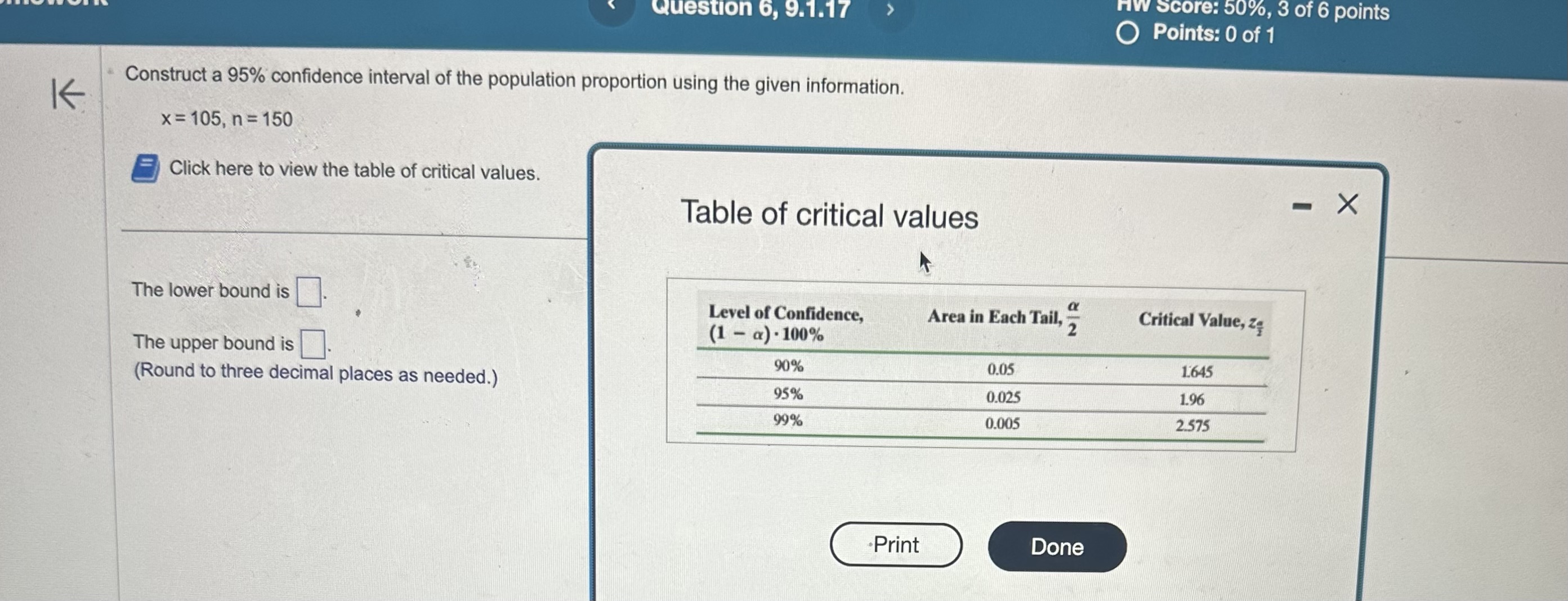 Solved Construct a 99% confidence interval of the population | Chegg.com