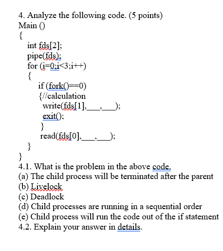 Solved A few pieces are missing from the following program