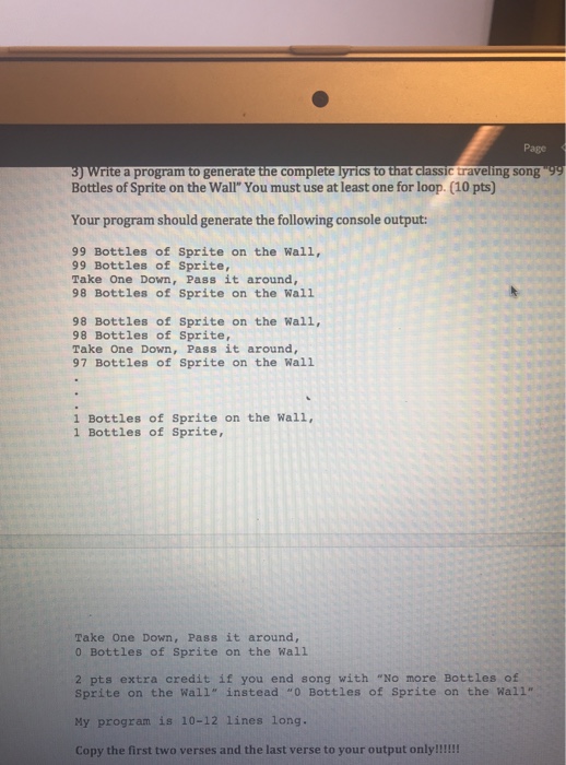 Solved Page 3) Write a program to generate the complete | Chegg.com