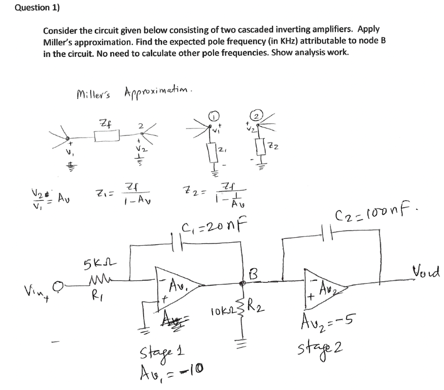 Solved Consider the circuit given below consisting of two | Chegg.com