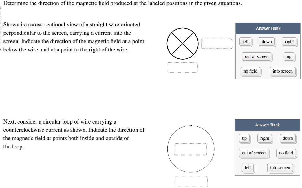 Solved Determine The Direction Of The Magnetic Field | Chegg.com