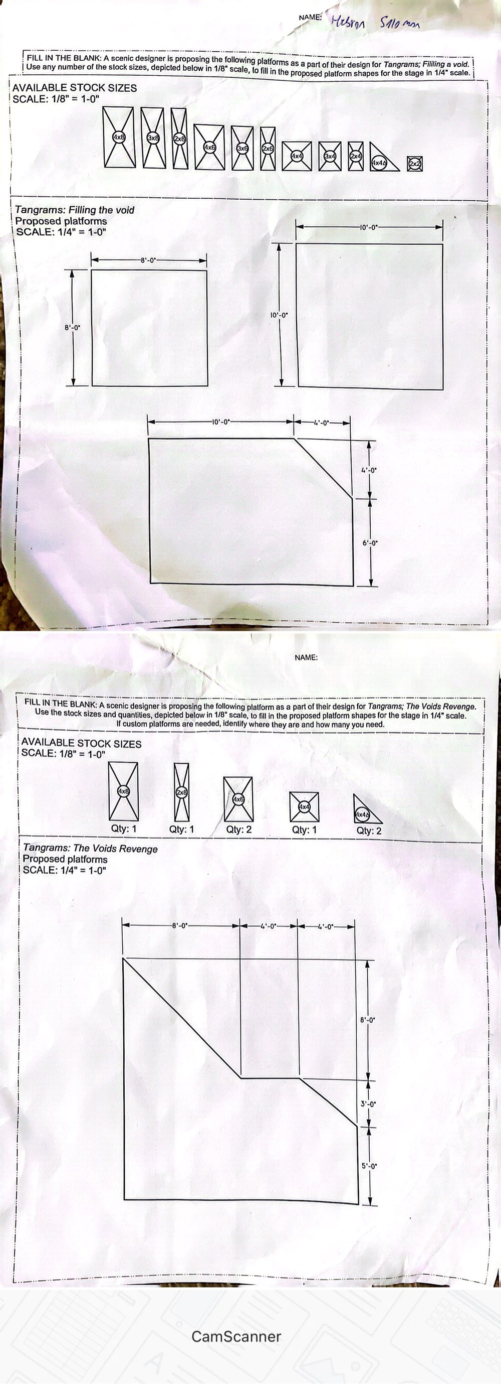 AVAILABLE STOCK SIZE Tangrams: Filling the void | Chegg.com