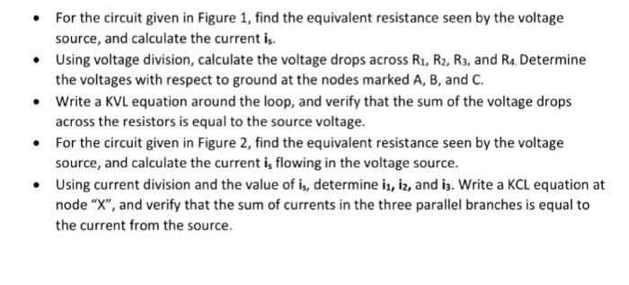 Solved For the circuit given in Figure 1, find the | Chegg.com