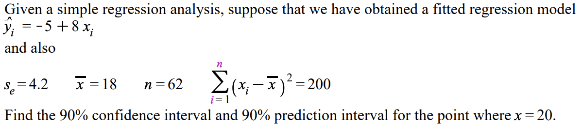 Solved Given a simple regression analysis, suppose that we | Chegg.com