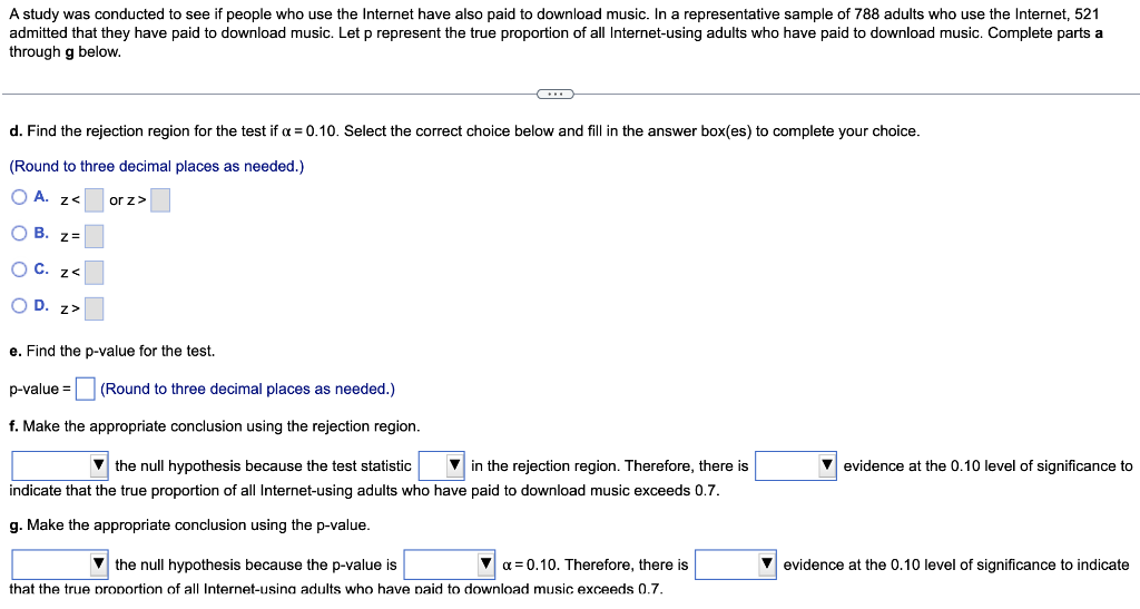 Solved A study was conducted to see if people who use the | Chegg.com
