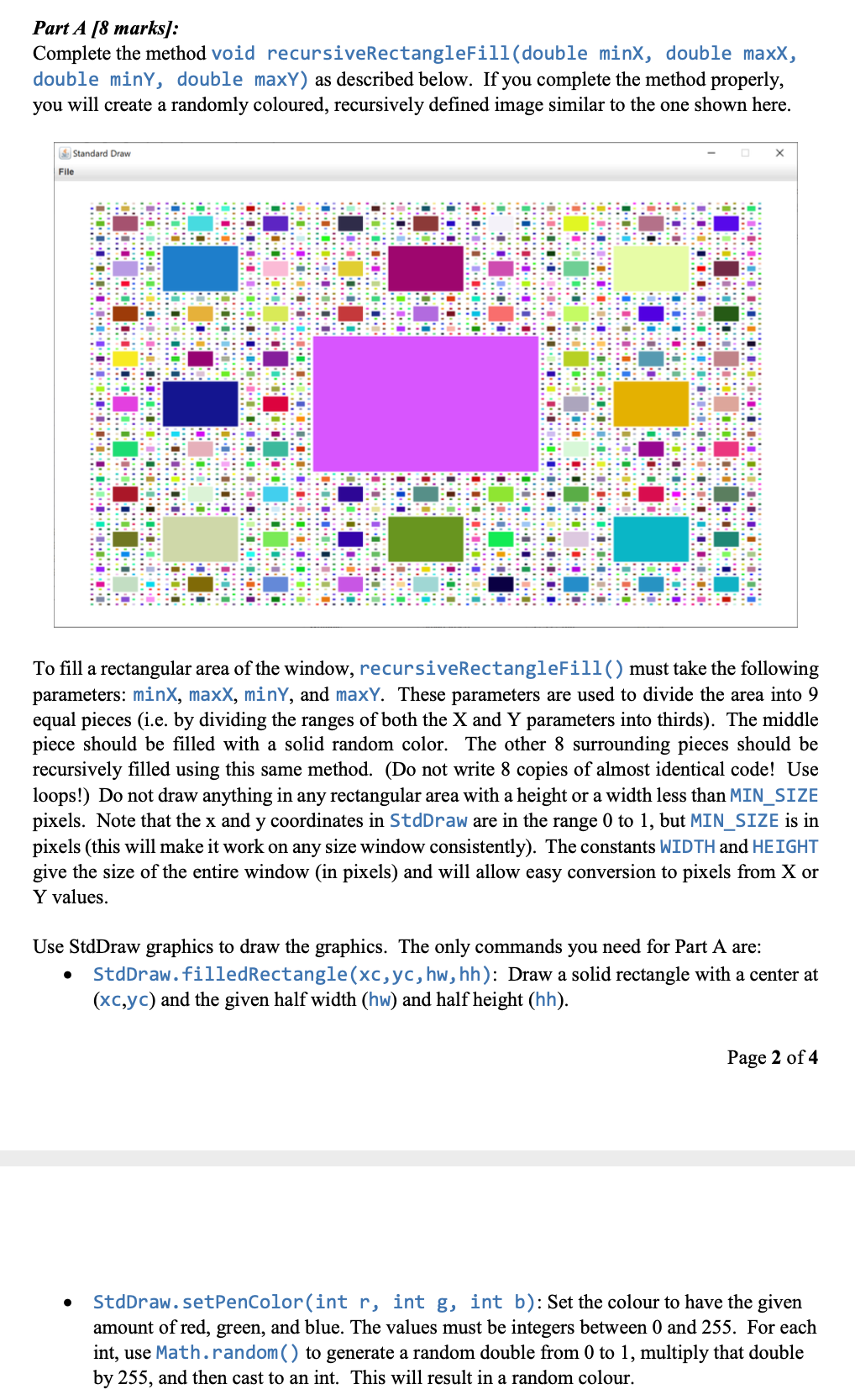 Code For StdDraw.java Https//ac.cs.princeton.ed...