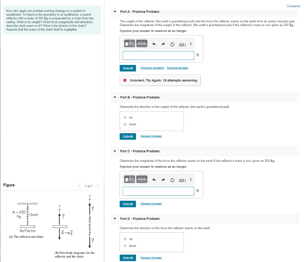 Solved Constants Part A - Practice Problem: Now Let's Apply | Chegg.com