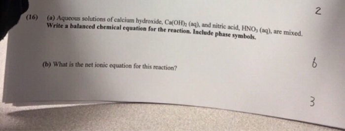 Solved Aqueous solutions of calcium hydroxide, Ca(OH)_2 | Chegg.com