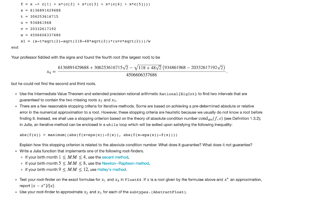 f = x -> c[1] + x*(C[2] + x*(C[3] + x*(C[4] + x*C[5]))) s = 6136891429688 t = 306253616715 u = 934861968 v = 20332617192 w =